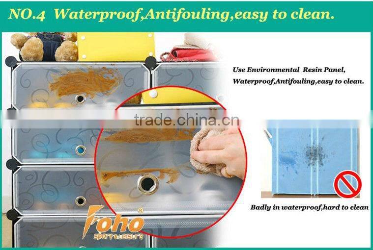 Classics Cube Closet Organizer with brown color(FH-AL0021)