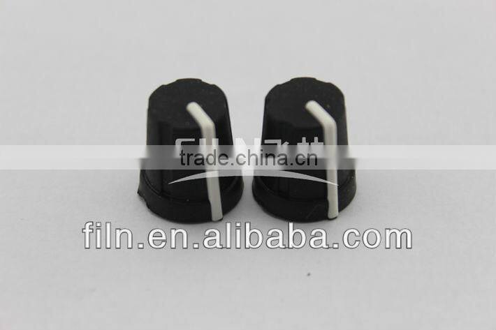 miniature round colored plastic guitar control knob