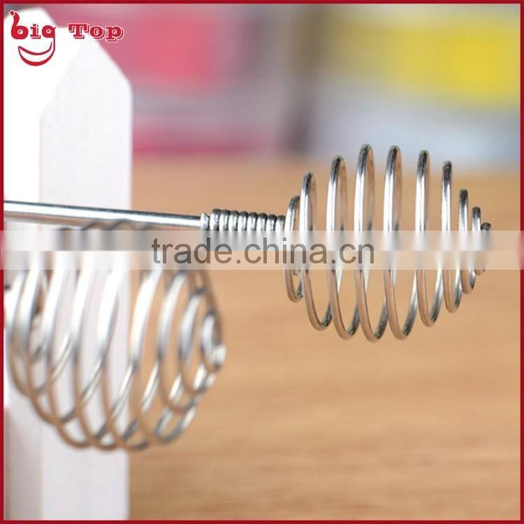 BT0210 Stainless Steel Honey Spoon Honey Server Stainless Steel Mini Whisk Mini Egg Beater