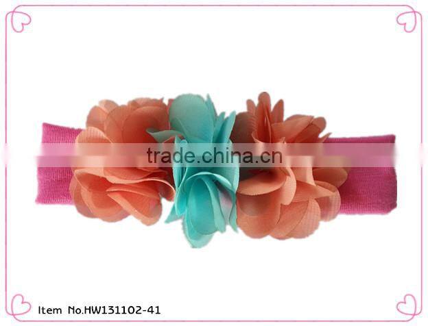 child soft stretch flower headbands accessories