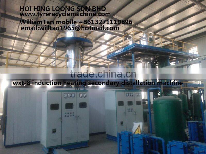 hot sales continuous pyrolysis oil/ bunker oil distillation plant