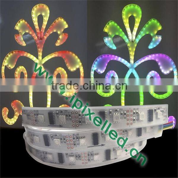 5050smd 5V 5m/roll flexible rgb lpd 8806 led strip with EXW price