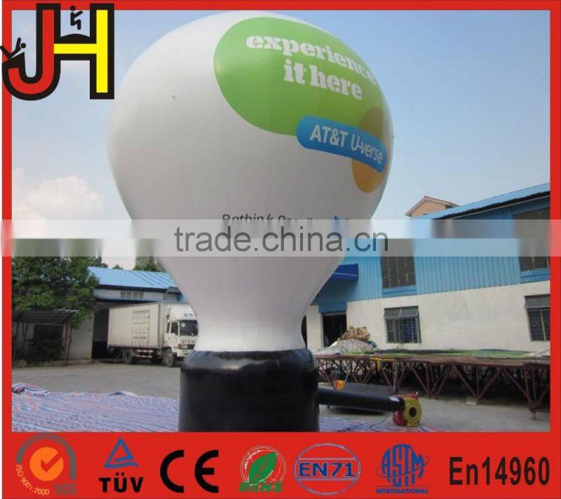 Alibaba self inflating balloons, customized size inflatable ground balloon