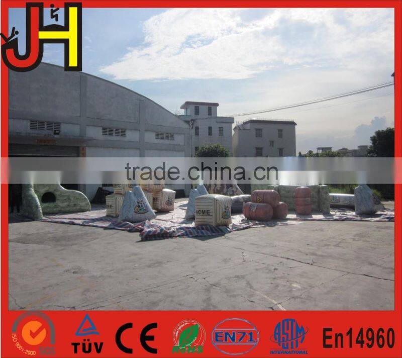 Obstacles Game Archery Laser Tag Speedball Inflatable Paintball Bunkers Field