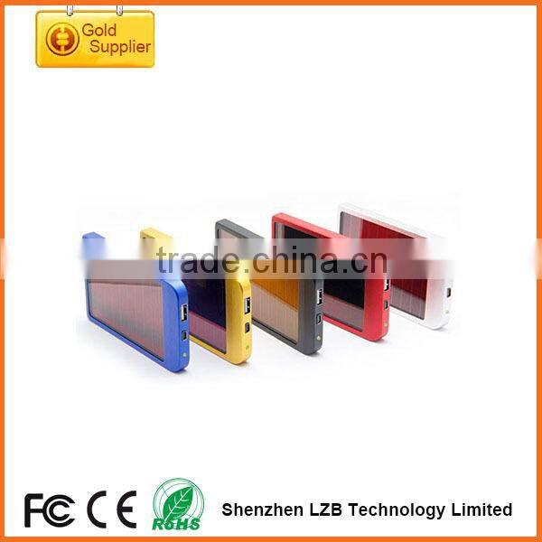 full capacity power solar rechargeable battery,portable design solar recharger