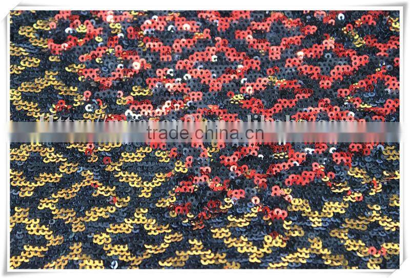 African Latest French reversible Sequins Lace Bridal Fashion Mesh French dresses Lace Fabric