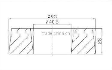 Urinal wax ring for urinal accessory