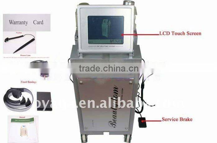 Hot! Standing Body Shaping With Cavitation and RF Handpieces For beauty salon GS8.1