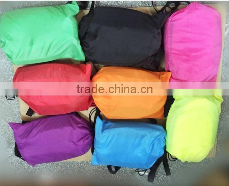 Factory Wholesale 3 season type and air filling inflatable sleeping bag