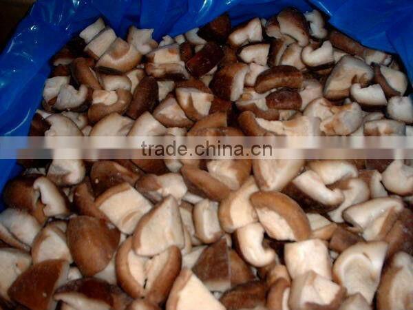 Individual quick frozen iqf shiitake mushrooms new season