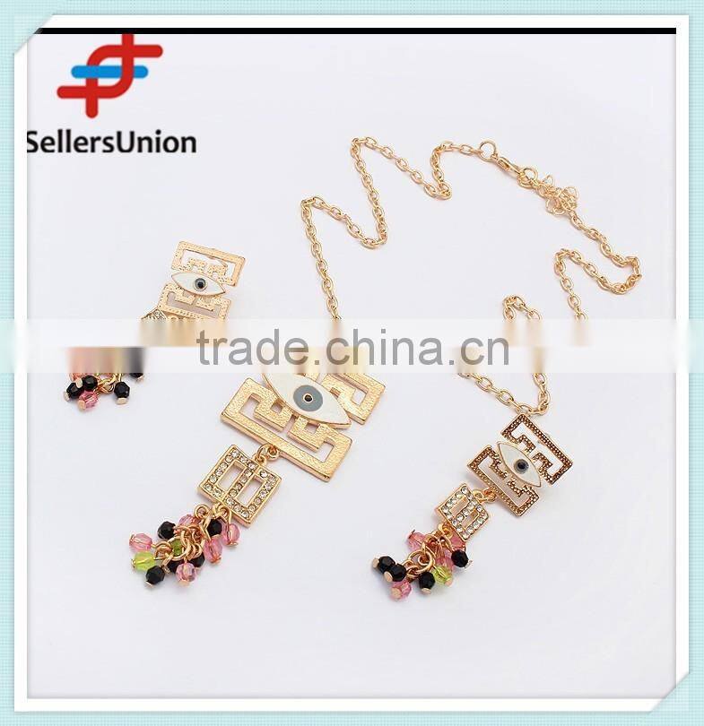 No.1 yiwu & ningbo exporting commission agent wanted unique design chain fancy custome necklace sets jewelry set
