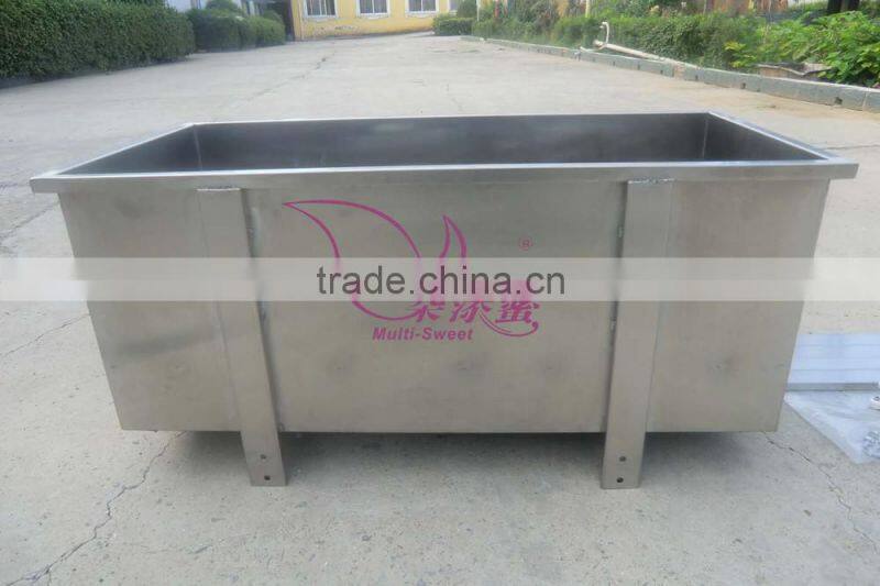 beekeeping honey filtering stainless steel uncapping tank
