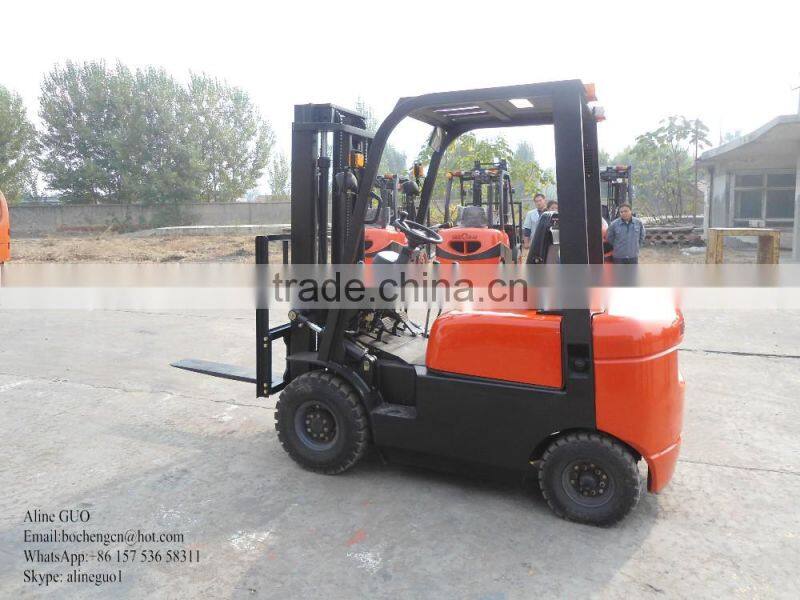 High quality low price stable performance outdoor balance weight type diesel forklift