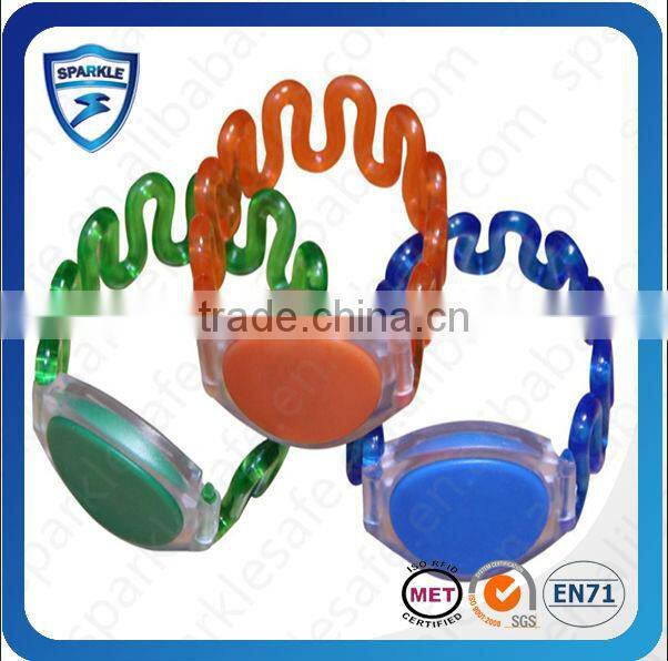 Customized plastic Flexible wristband sport rfid for Event/club access control