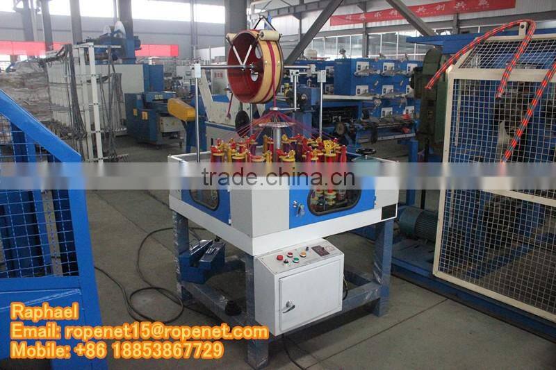 braiding machine for climbing rope/braided rope braiding machine: https://youtu.be/Tz5PZxiovHo