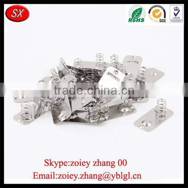 China Manufacturer Custom Zinc Plate Brass Battery Contact Plate