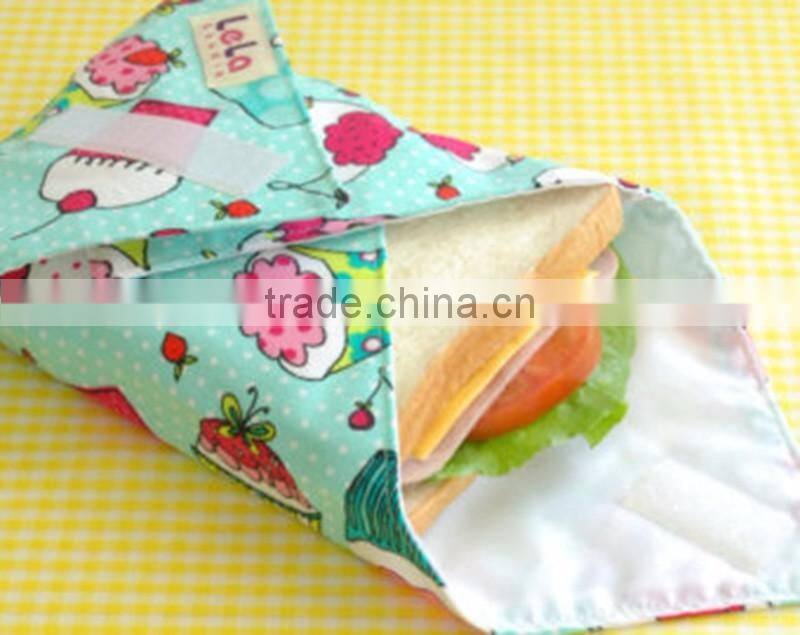 Reusable Mealtime Color Sandwich and Snack Bag