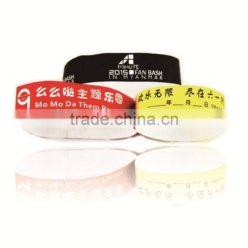 NFC chip 13.56 MHz Passive waterproof disposable rfid nfc bracelet wristband for children