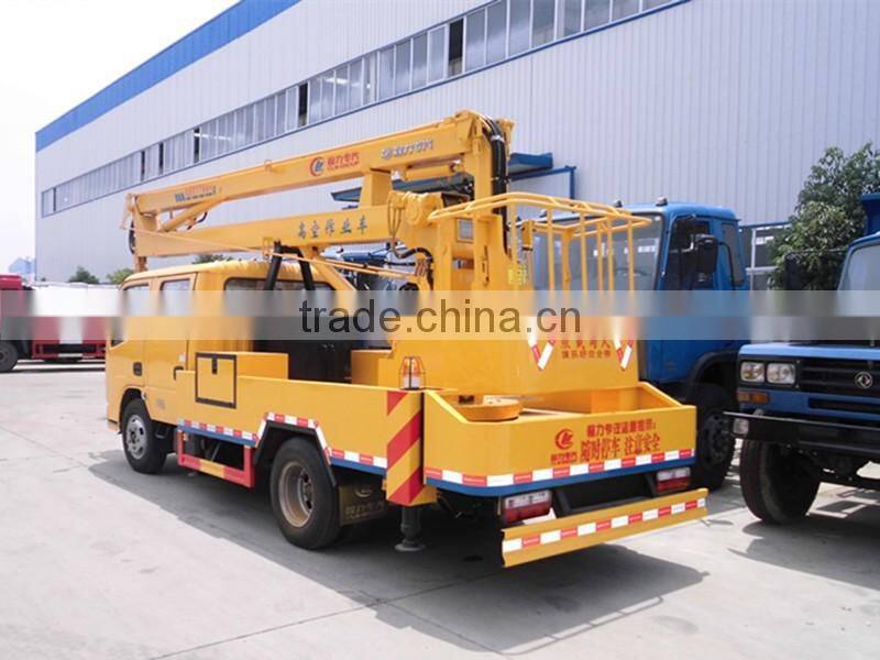 4*2 Dongfeng 16 Meters High-altitude Operation Trucks , Aerial Working Vehicle