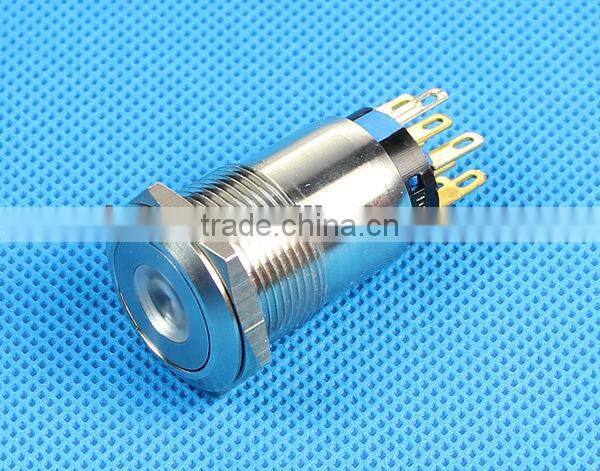 19mm illuminated pushbutton switch