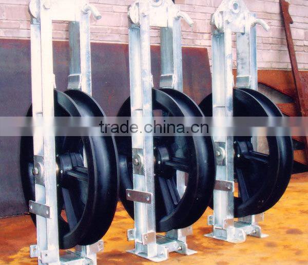 Pulley electric wires,Hanging Type Cable Block,Large diameter cable tackle pulley