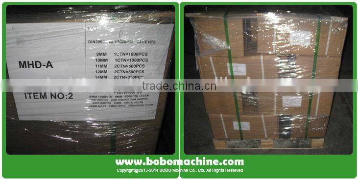 Hydraulic steel wire rope swaging machine