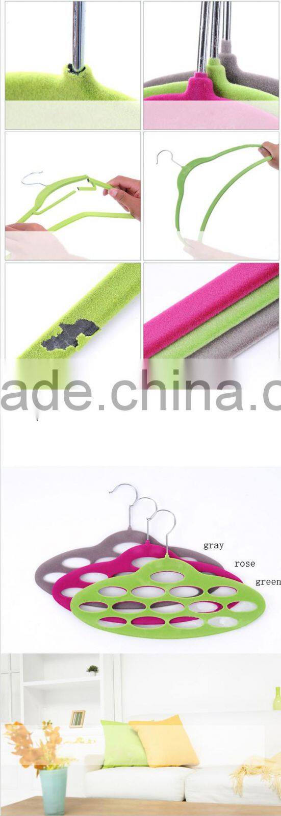 Home Organization Clothes Hangers Chrome Scarf Organizer Purse Design