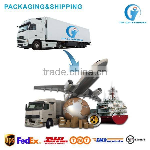Oxyhydrogen flame granule vertical form fill seal machine