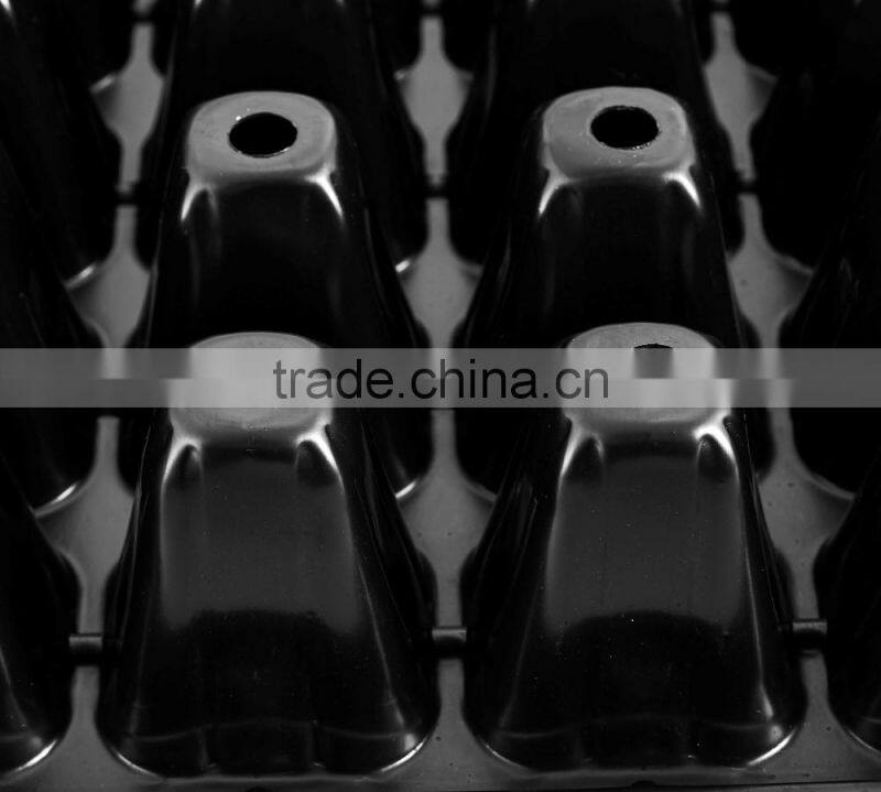 Hot sell 0.5,0.6,0.7,0.8,0.9,1.0,1.2mm thick 72cells Plastic PS seed planter tray vegetable plug tray