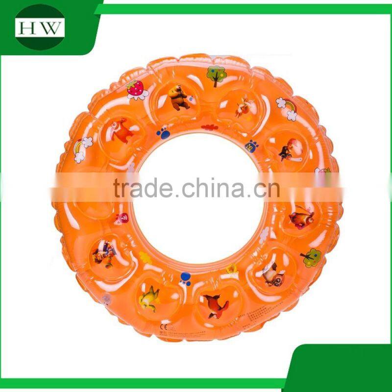 customized inflatable baby infant swimming floating ring inflatable donut baby swim ring