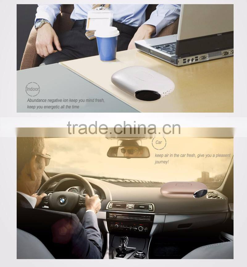 car ionic air purifier for car for dust collector
