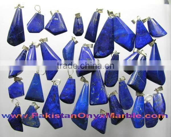 STERLING SILVER PENDANTS LAPIS LAZULI JEWELRY