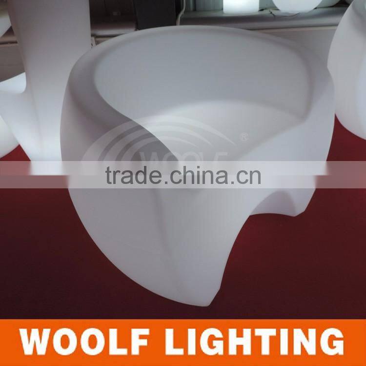 Modern Hotel Nightclub Bar Illuminated LED Sofa