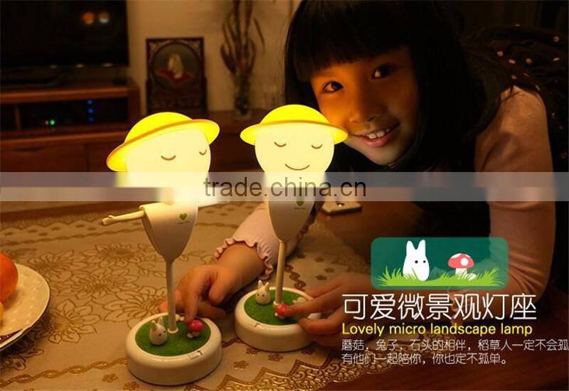 The scarecrow Nightlight USB micro landscape Nightlight Creative led sensor home lights