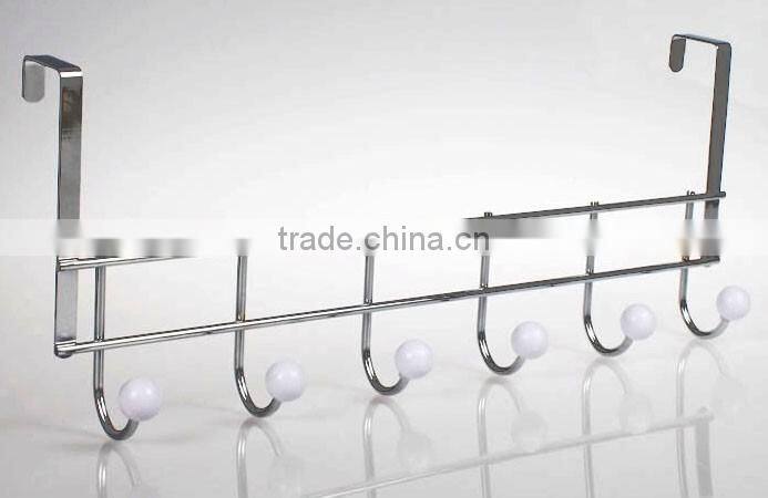 Door 5 Hook Rack Decorative Hanger for Hanging Clothes Coat Hat Belt and More