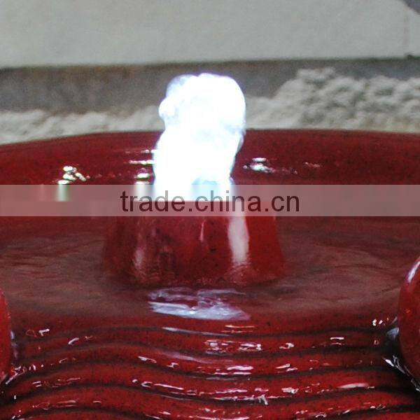Outdoor Classics Designer Floor LED Water Feature