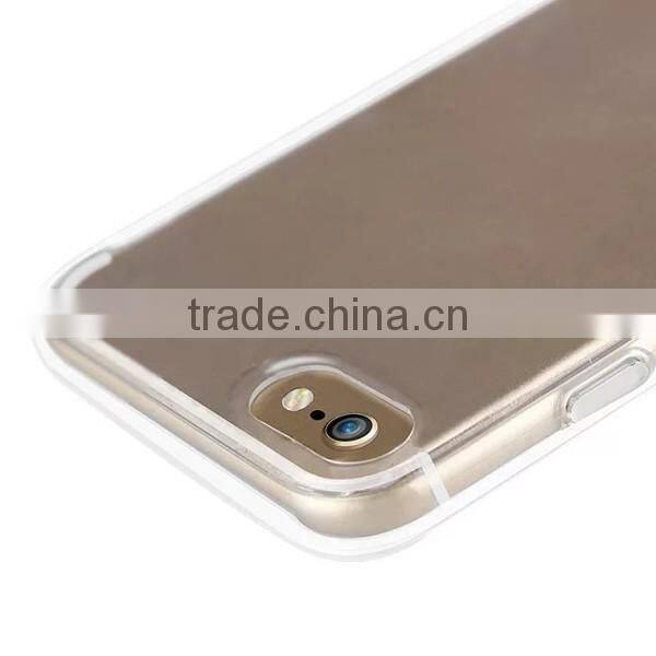 Hot selling dustproof transparent phone case for iphone7,blank TPU back case,ultrathin tpu case for iphone7