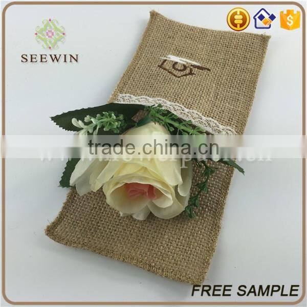 100% burlap drawstring cheap jute bags