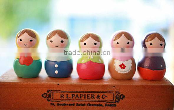2D or 3D Fashion Resin Russia doll
