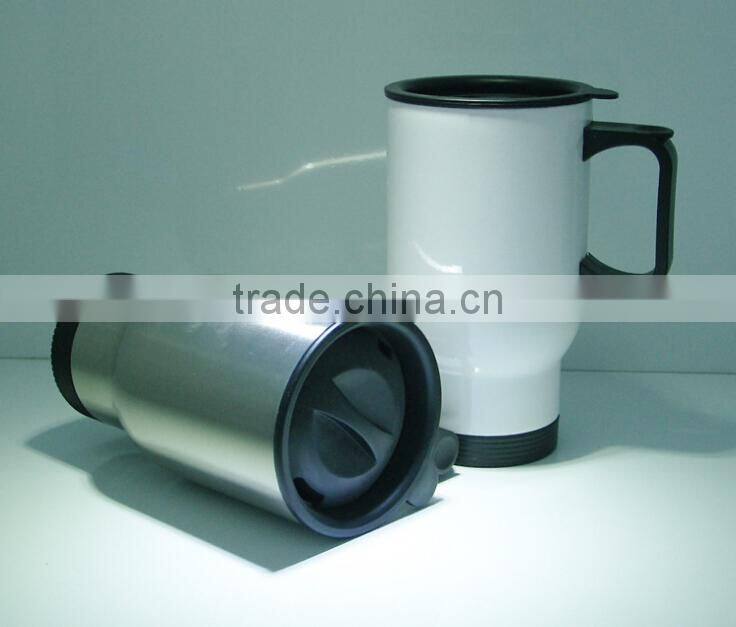 400ml design fashion model, stainless steel travel mug ,stainless steel auto mug