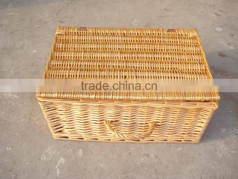 east flower basket cheap weave empty wicker picnic basket