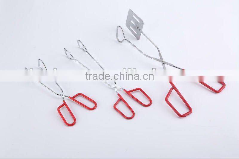 iron/stainless steel food tong/bbq tools/iron food tong