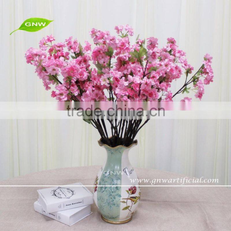 GNW BLB-CH1605010 Alibaba Most Competitive fabric artificial flower cherry blossom branch For Sale