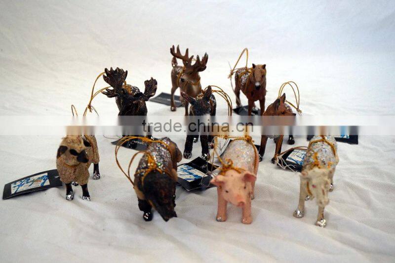 resin deer animal statue for home decor