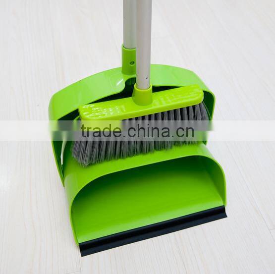 candy colour demountable plastic broom dustpan cleaning sets/long handle windproof dustpan