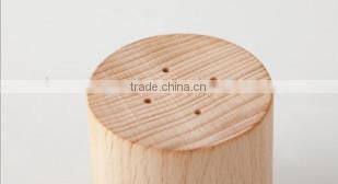 Retro fashion beautiful wood seasoning spice cans