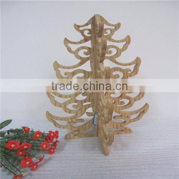 Halloween decorations use wooden trees wooden Christmas trees wooden crafts