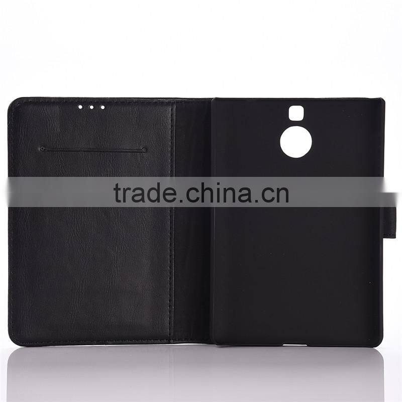 High quality crazy-horse PU card bumper/pocket cell phone case for Blackberry