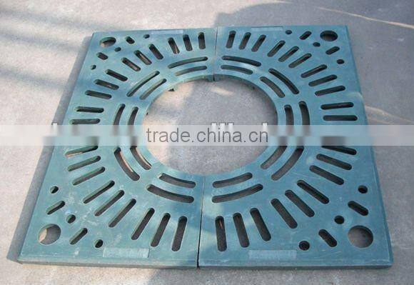 corrosion resistant cast iron tree grating