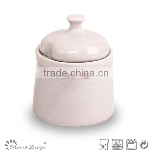 High Quality Embossed Design Wholesale Ceramic Jars